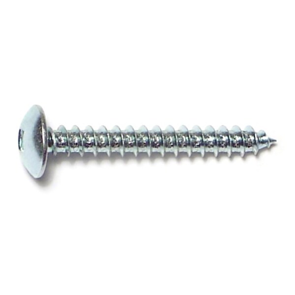 Midwest Fastener Sheet Metal Screw, #10 x 1-1/2 in, Zinc Plated Steel Truss Head Square Drive, 20 PK 30818 - main